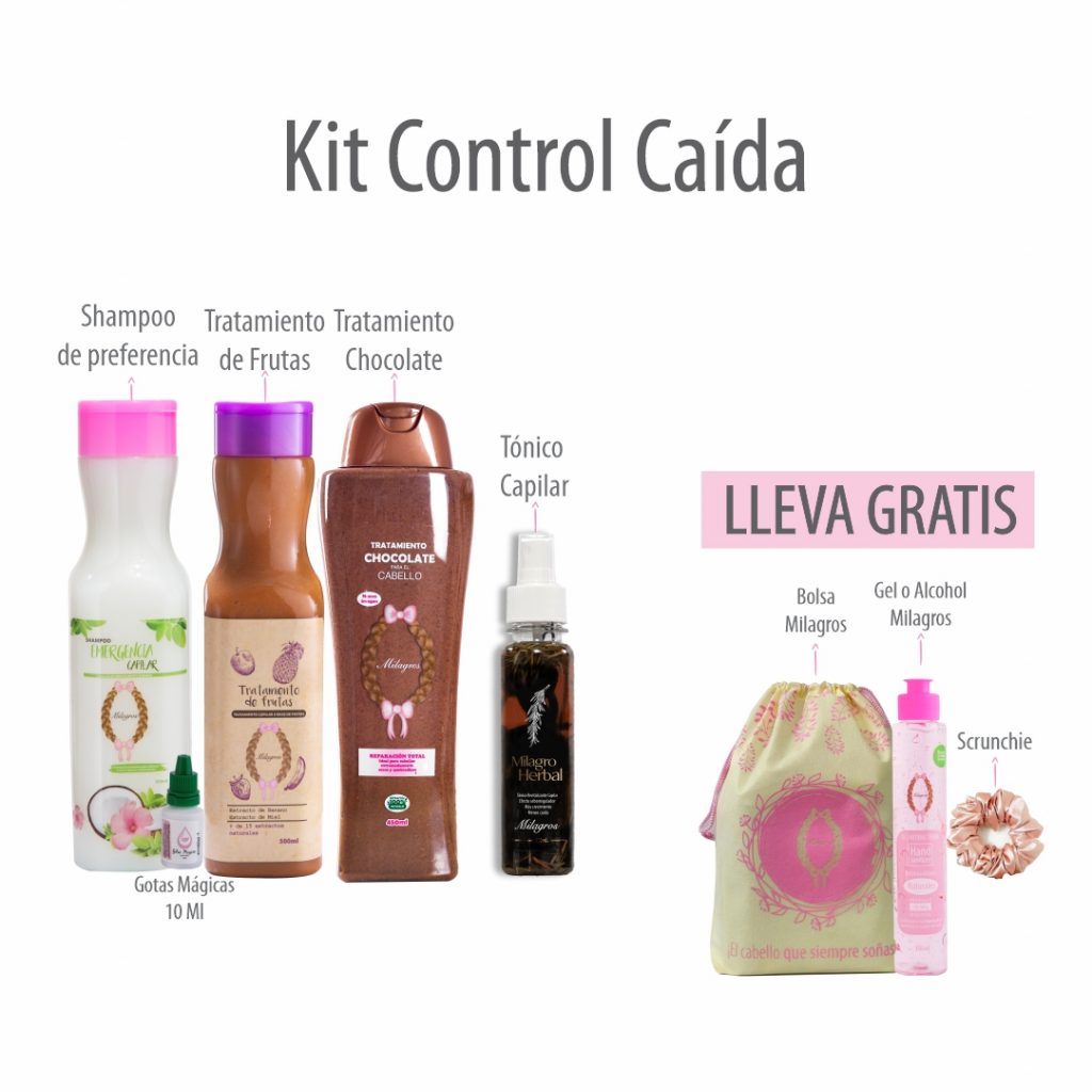 Kit Control Caída Cuidado Capilar Bogotá