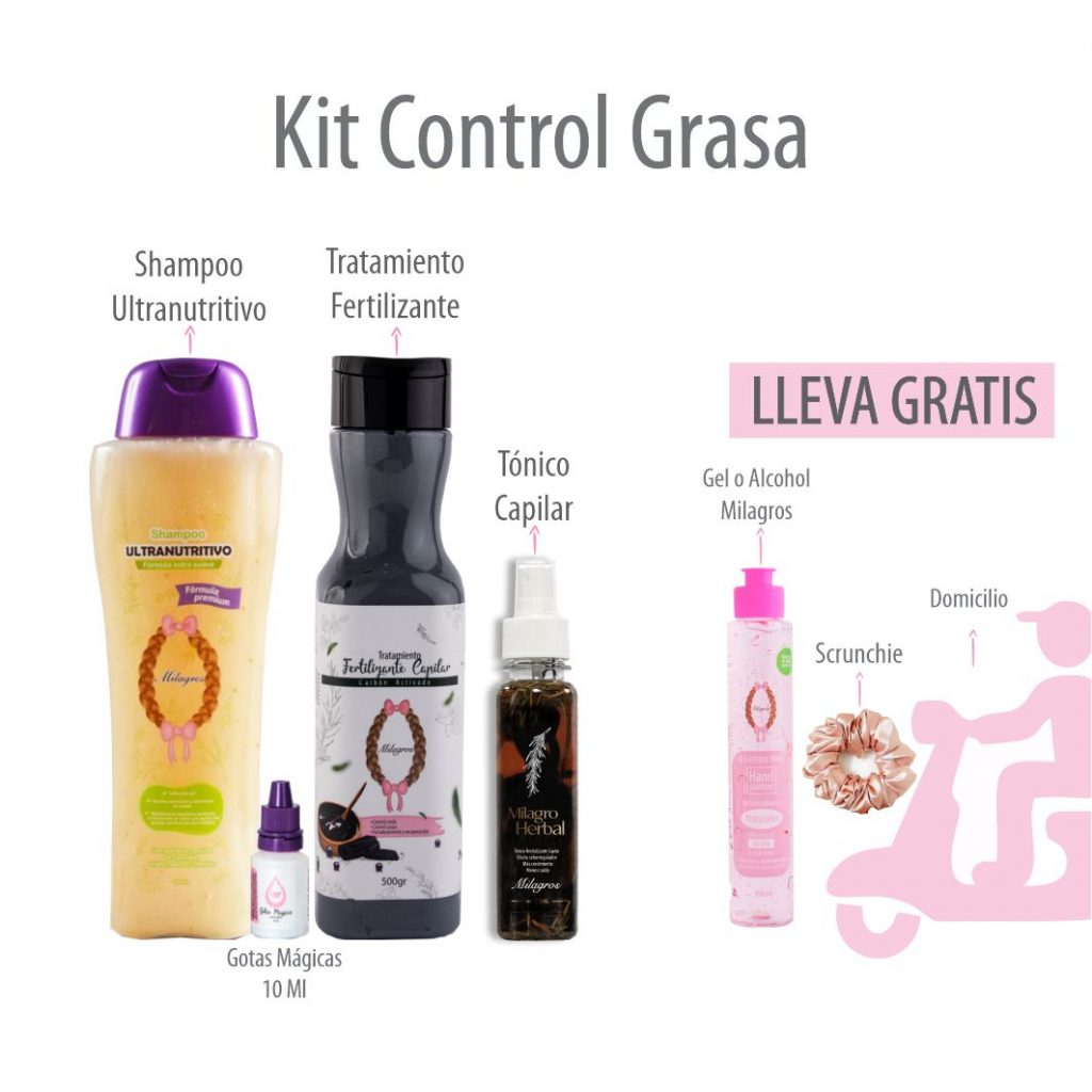 Kit Control Grasa Cuidado Capilar Bogotá