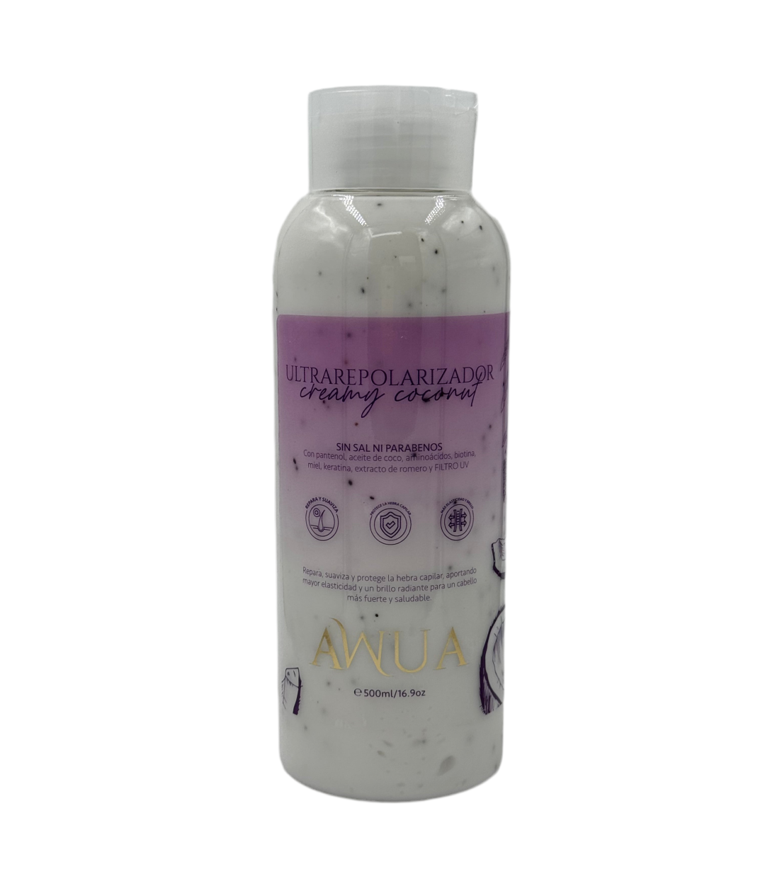 Ultrarepolarizador Creamy Coconut Tratamiento Capilar AWUA